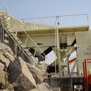 Quality Rock Aggregates 750mm Feeding Vibrating Grizzly Screen Feeder ZSW600*130 wholesale