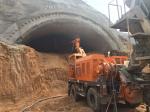 4 Wheels Concrete Spraying Equipment KC2512W Crab Swing For Space Limited