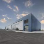 Industrial Prefab Steel Warehouse Building , Prefabricated Steel Structure