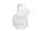 Ear Wearing N95 Dust Mask White Color Environment Friendly Smooth Breathing