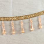 Handmade fashionable chain beads lace tassels fringes for curtain/sofa/pillow