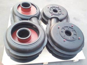 Quality Frame Plate Liner Slurry Pump Parts Centrifugal Pump Rubber Volute Parts wholesale