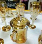 PVD Glass IPG Gold Coating Machine , Crystal Cups Gold Film Ion Plating