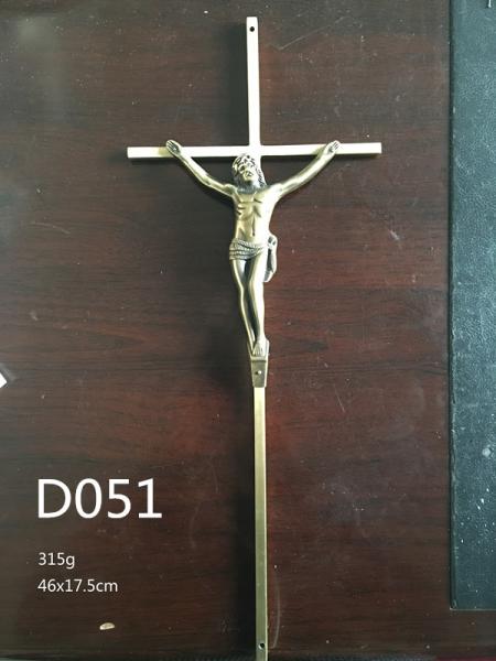 Zinc alloy cross zamak crucifix /coffin Decoration D051 Italy quality bronze