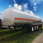 Fuwa Axle 13t Mechanical Suspension Fuel Trailers For Tanzania