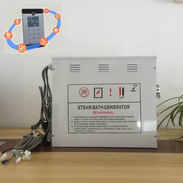 Innovative White 12kw Steam Generator With Stainless Steel Tank and Water Level