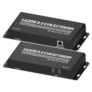 Quality HDMI2.0 Over Single CAT6 60M HDMI KVM Extender wholesale