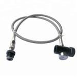 Paintball Stainless Steel Braided Remote Hose , Scuba Refill Station Durable