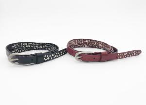 Quality 1.3cm Width Studded Waist Belt , Cool Studded Belts 95 - 125cm Length wholesale