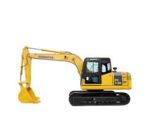 Quality PC130 Komatsu Medium Used Hydraulic Excavator 13 Ton Digger wholesale