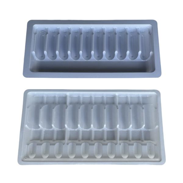 Cheap Customized Wholesale Of Drug Ampoule Tray 1ml 2ml 5ml 10mPET Ampoule Tray Wholesale for sale