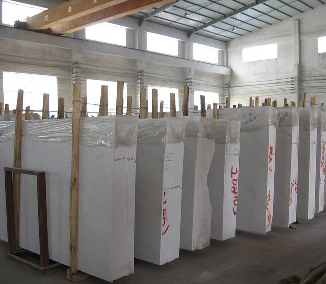 White Marble Stone Tiles Slabs For High End Hotel Villa Projects