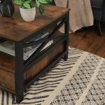 Vintage Industrial Coffee Table Furniture, Coffee Table With Drawer, Particleboa