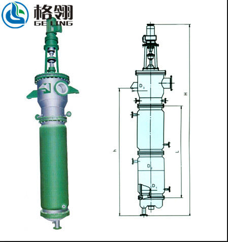 Agitated Scraper Thin Film Evaporator Waste Oil Distillation Equipment