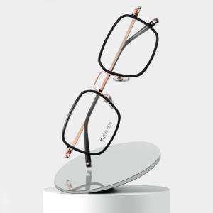 Quality IP Plating Pure Acetate Titanium Glasses , Stable Clear Lens Glasses wholesale