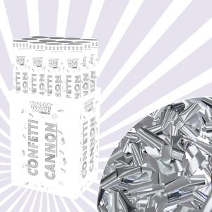Quality 12 Pack Silver Slips Wedding Celebrations Party Confetti Cannon wholesale