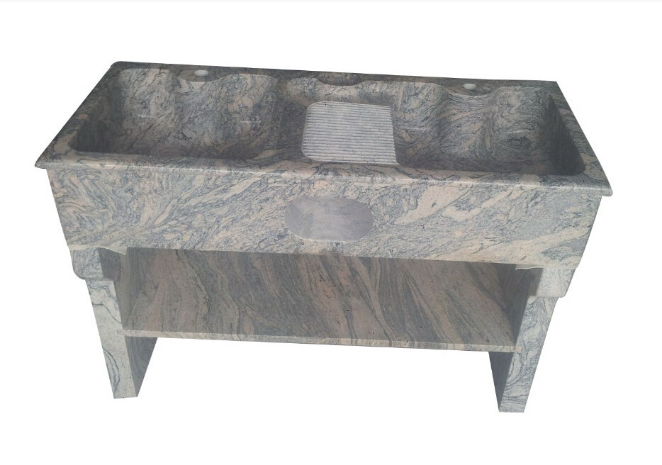 Polished Juparana Granite Glazed Wall Tile Building Material Wear Resistant
