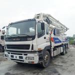 37m 265KW Boom Pressure Concrete Pump Truck Mounted ISUZU CYZ51Q