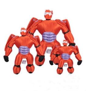 Quality Children Cartoon Plush Toys Big Hero 6 Baymax Mech Action Figure wholesale