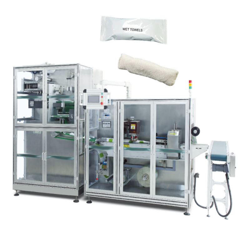 220V 50Hz Non-woven Gauze Folding Slitting Packing Machine Automatic Gauze Making Packaging Line