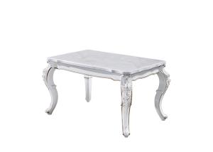 Quality Generous Carving Family Rectangular Marble Dining Table wholesale