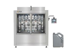 Quality Automatic factory price 6 nozzles linear servo motor lube oil filling machine line wholesale