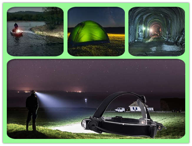 Cree XM L2 Rechargeable High Lumen LED Headlamp 1000 Lumen 300 M Long Life