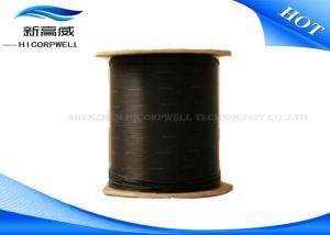 Quality Outdoor Glass Fiber Optic Cable , Custom Connector G652D Drop Fiberglass Cable wholesale