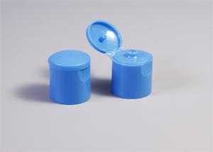 Quality PP Plastic Flip Top Bottle Caps Navy Blue Color Screw On Type 22 / 415 wholesale