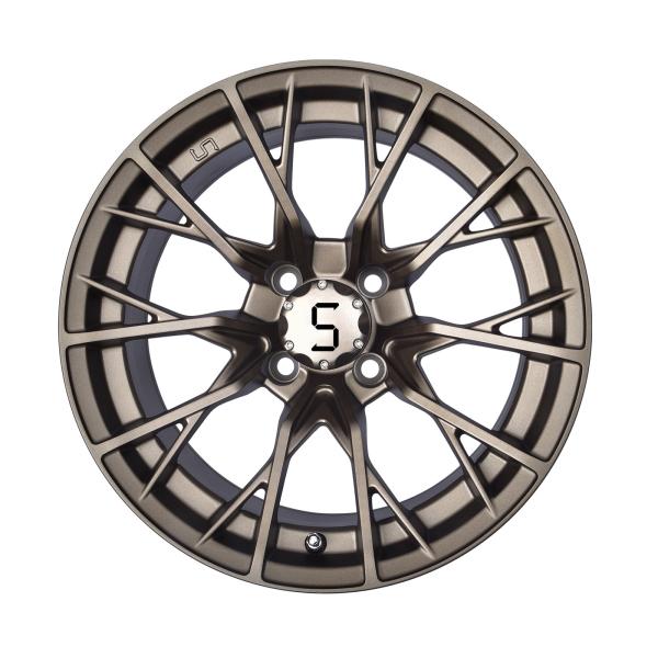 Gunmetal 14 Inch Golf Cart Wheels And Tires 4/101.6 Bolt Shuran New Starshine