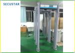 Alarm Detection Walk Through Metal Detector 33 Zones High Density ABS Foot Cover