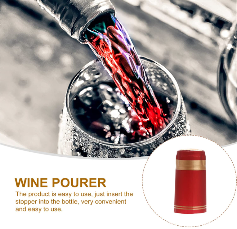 Glass Bottle Heat Shrink Capsule Custom Size For Straight Mouth Bottles