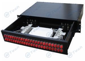 Quality Exquisite FC Fiber Optic Patch Panel / 2U 48 Port Patch Panel Small Dimension wholesale