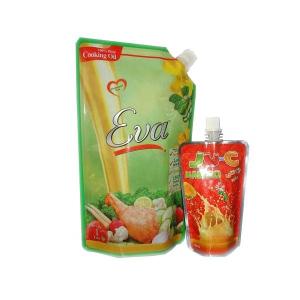 Quality Colorful Juice Reusable Adult Drink Pouches Compostable Spouted Liquid Stand Up Pouches wholesale