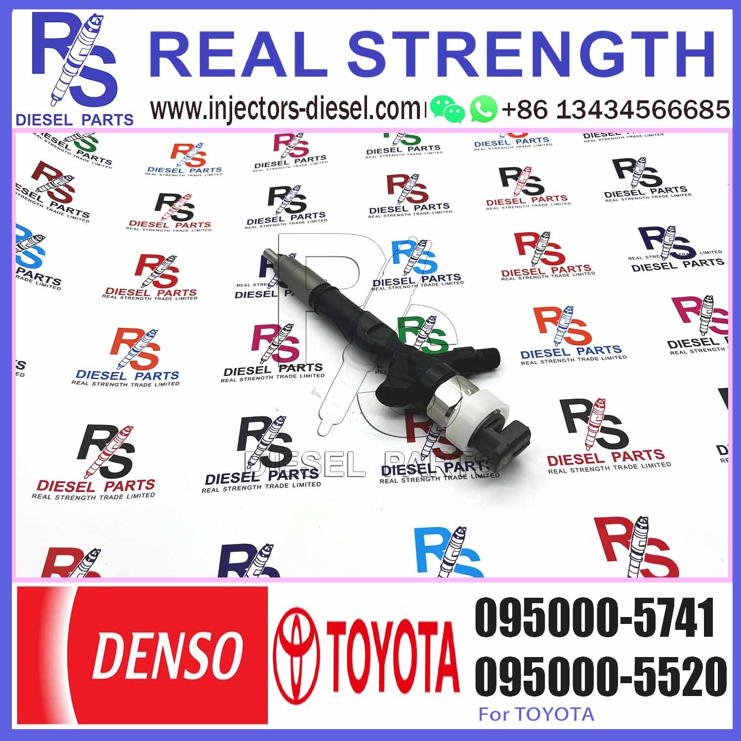 High quality diesel common rail injector 23670-30120 095000-5891 095000-5741
