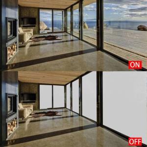 Quality PDLC Magic Switchable Smart Glass Film Self Adhesive 10mm wholesale