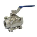 1.0''-6.0" Port Size Mirror Polished Stainless Steel Thread Ball Valve For Water