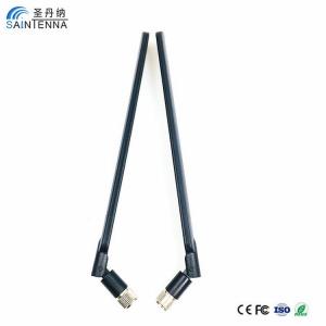 Quality Dual Band Outdoor Wifi Antenna 3dBi 50 Ohm 2.4ghz - 2.5ghz Black Color wholesale