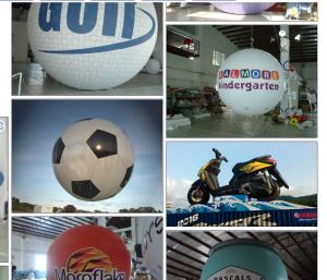Quality 0.18mm PVC Giant Inflatable Balloon Hot Air Balloon For Advertising wholesale