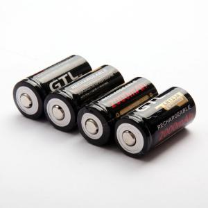 Quality GTL 16340 3.6V 2000mAh rechargeable battery /RCR123A small rechargeable battery wholesale