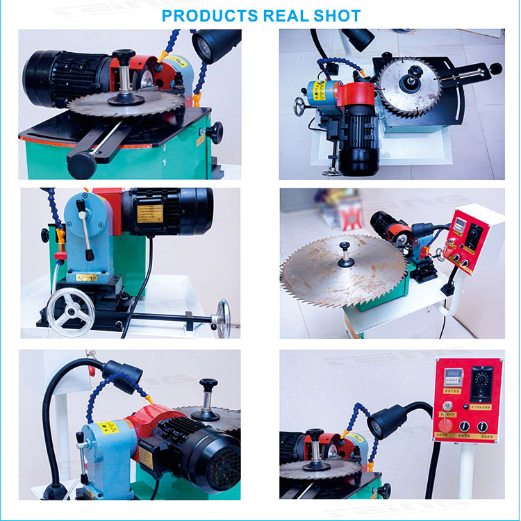 Wood Manual Hand Circular Saw Blade Sharpener Grinder Machine with and 3-30mm Tooth Pitch