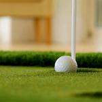 13mm Green Golf Artificial Turf For Sports Events With 230 Stitches/M Stitch