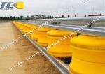 Durable Highway Metal Guardrails Q235 Hot Dip Galvanizing Metal Material
