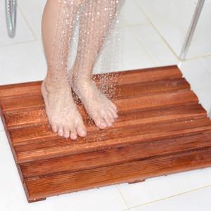 Quality OEM Sustainable Non Slip Wooden Mat Retro 3cm Length OT 53353 wholesale