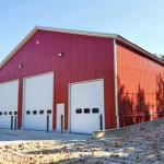 Light Steel Structure Warehouse Construction , Prefabricated Warehouse Building