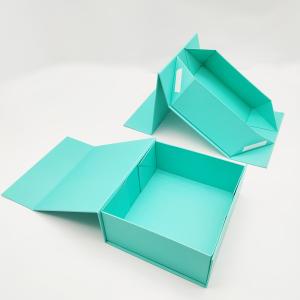 Quality Green Foldable Magnetic Boutique Gift Box Hard Cardboard Gift Boxes wholesale