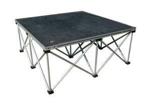 Quality Collapsible Aluminum Movable 1.22*1.22m Portable Stage Platform Outdoor wholesale