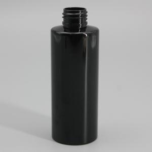 Quality 150ml Black Flat Shoulder PET Cosmetic Lotion Bottle wholesale