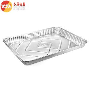 Quality Half Sheet Cake Pan Aluminum Trays 1 2 Sheet Cake Pan Disposable Baking Pan wholesale