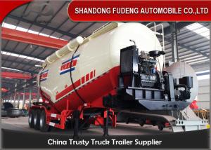 Quality 3 axles Dry Bulk Trailer Powder Cement Tanker Semi Trailer With 25ton-40ton wholesale